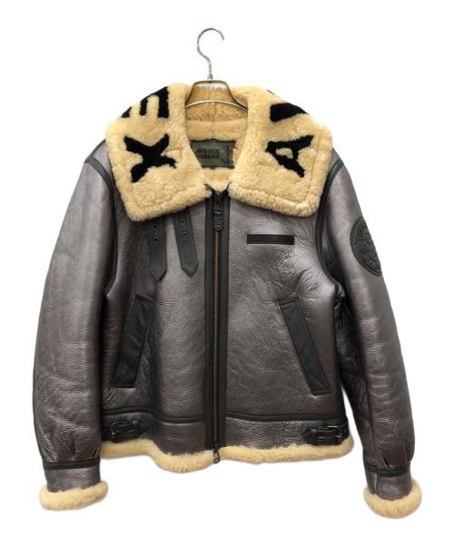 AVIREX（アヴィレックス）AVIREX (アヴィレックス) TYPE B-3 METAL HANGAR 2 ブラウン サイズ:Ｌの古着・服飾アイテム