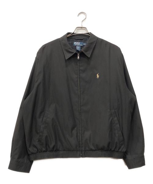 POLO RALPH LAUREN（ポロ・ラルフローレン）POLO RALPH LAUREN (ポロ・ラルフローレン) スイングトップ ブラック サイズ:XLの古着・服飾アイテム