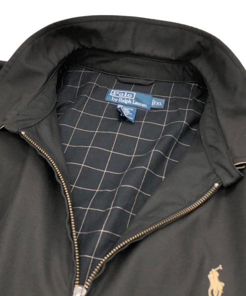 POLO RALPH LAUREN（ポロ・ラルフローレン）POLO RALPH LAUREN (ポロ・ラルフローレン) スイングトップ ブラック サイズ:XLの古着・服飾アイテム
