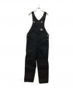 Carhartt WIPカーハート ワークインプログレス）の古着「bib overall」｜ブラック