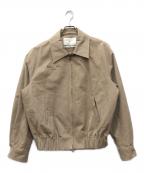 Matin Kimマーティン・キム）の古着「コットンダブルジップアップジャケット」｜ベージュ