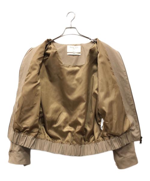 Matin Kim（マーティン・キム）Matin Kim (マーティン・キム) コットンダブルジップアップジャケット ベージュ サイズ:FREEの古着・服飾アイテム