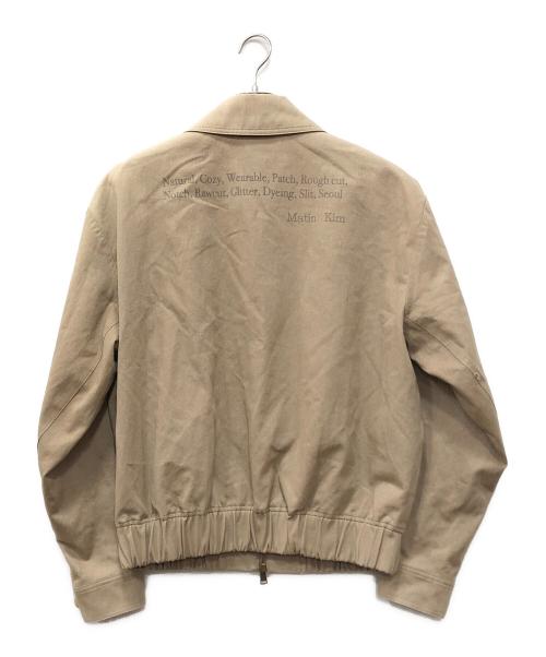 Matin Kim（マーティン・キム）Matin Kim (マーティン・キム) コットンダブルジップアップジャケット ベージュ サイズ:FREEの古着・服飾アイテム