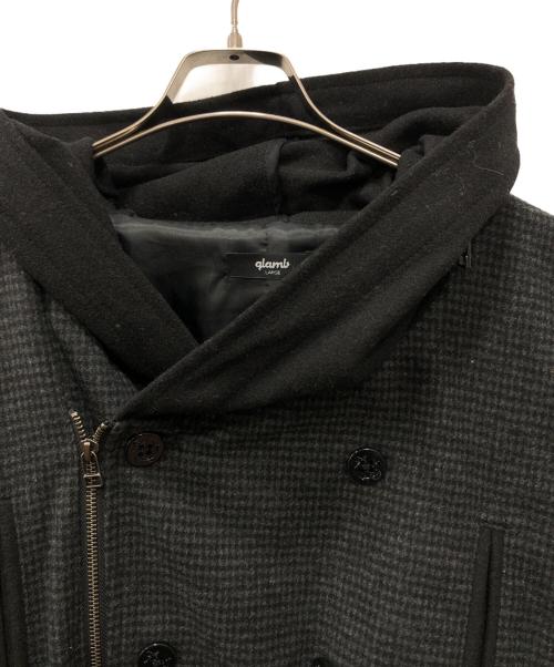 glamb（グラム）glamb (グラム) Carol Pea Coat ブラック サイズ:Lの古着・服飾アイテム
