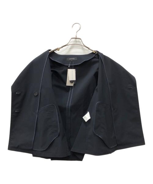 UNTITLED（アンタイトル）UNTITLED (アンタイトル) ショートトレンチコート ネイビー サイズ:3の古着・服飾アイテム