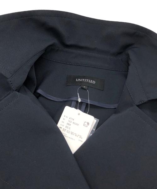 UNTITLED（アンタイトル）UNTITLED (アンタイトル) ショートトレンチコート ネイビー サイズ:3の古着・服飾アイテム