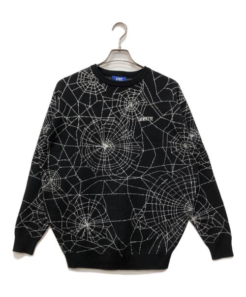 LFYT（エルエフワイティー）LFYT (エルエフワイティー) SPIDERWEB SWEATER ブラック サイズ:Ｍの古着・服飾アイテム
