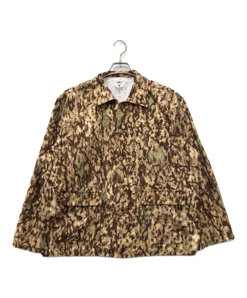 South2 West8（サウスツー ウエストエイト）South2 West8 (サウスツー ウエストエイト) Hunting Shirt -Cotton Ripstop ベージュ サイズ:Mの古着・服飾アイテム