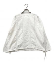 45R（フォーティファイブ・アール）の古着「長袖ブラウス」｜ホワイト
