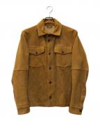 EMMETIエンメティ）の古着「スエードシャツジャケット」｜ブラウン