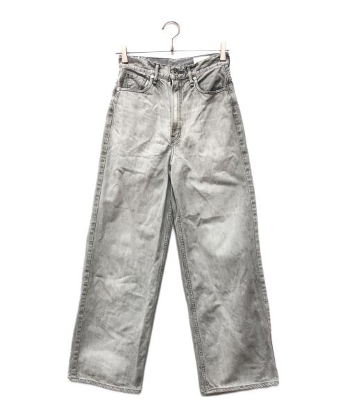 upper hights（アッパーハイツ）upper hights (アッパーハイツ) デニムパンツ グレー サイズ:23の古着・服飾アイテム