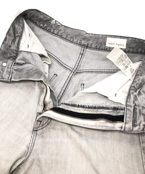 upper hights（アッパーハイツ）upper hights (アッパーハイツ) デニムパンツ グレー サイズ:23の古着・服飾アイテム