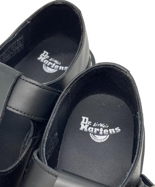 Dr.Martens（ドクターマーチン）Dr.Martens (ドクターマーチン) POLLEY BEX ホワイトステッチ Tバー シューズ ブラック サイズ:UK4の古着・服飾アイテム