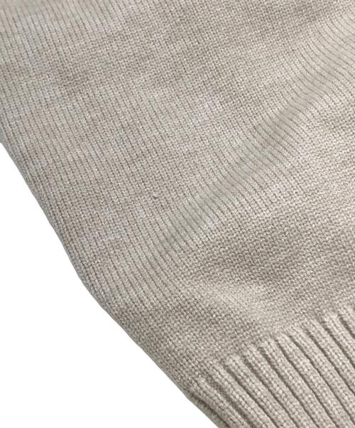 AMI Alexandre Mattiussi（アミアレクサンドルマテュッシ）AMI Alexandre Mattiussi (アミアレクサンドルマテュッシ) ハートロゴ刺繍カーディガン ベージュ サイズ:Sの古着・服飾アイテム