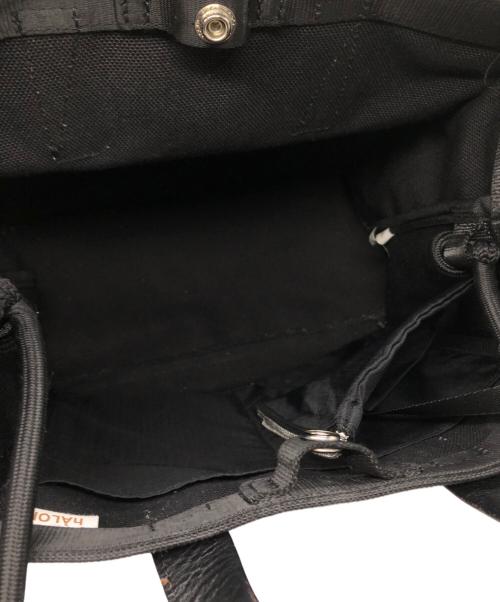 hALON（アーロン）hALON (アーロン) HOLIDAY MINI TOTE ブラックの古着・服飾アイテム