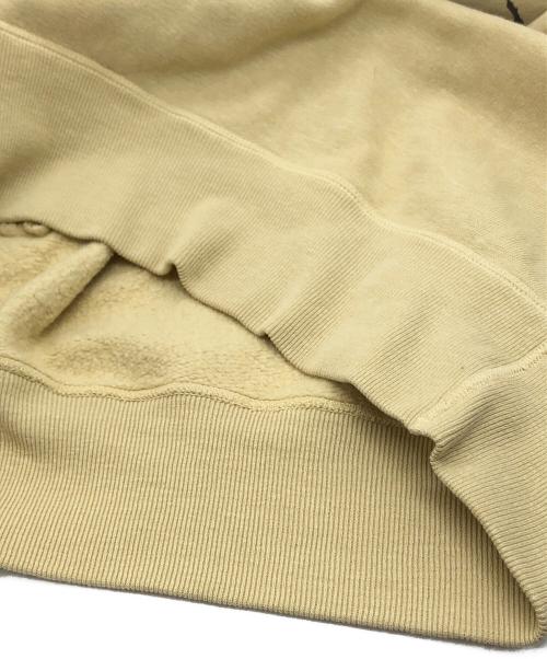 45R（フォーティファイブ・アール）45R (フォーティファイブ・アール) ウマッコちゃんプリントの908裏毛クルースウェット ベージュ サイズ:★★の古着・服飾アイテム