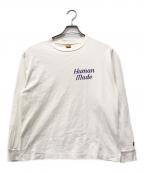 HUMAN MADEヒューマンメイド）の古着「Flamingo L/S T-Shirt」｜ホワイト