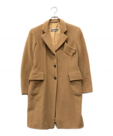 中古・古着通販】JIL SANDER (ジルサンダー) キャメルチェスターコート