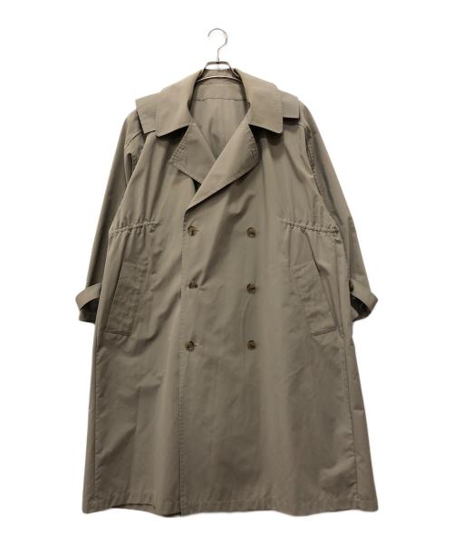 VACHEMENT（ヴァシュモン）vachement (ヴァシュモン) Chaos (カオス) 別注フーデットトレンチコート ベージュ サイズ:Fの古着・服飾アイテム