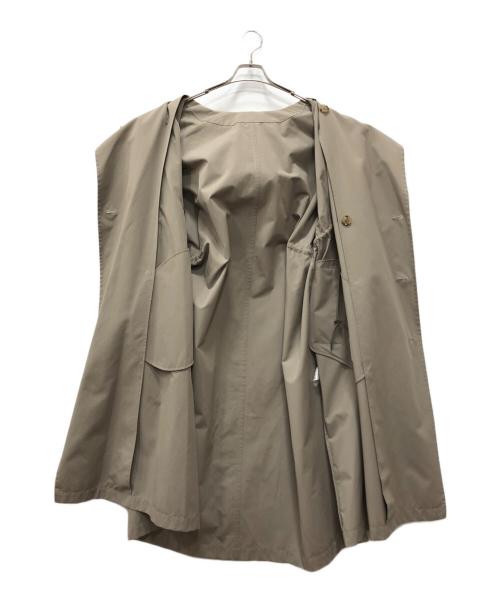 VACHEMENT（ヴァシュモン）vachement (ヴァシュモン) Chaos (カオス) 別注フーデットトレンチコート ベージュ サイズ:Fの古着・服飾アイテム