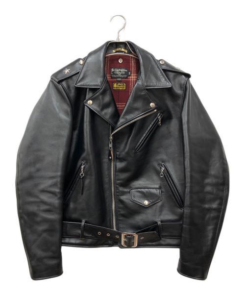Schott（ショット）Schott (ショット) 613SJH SPECIAL HORSEHIDE ONESTAR ブラック サイズ:44の古着・服飾アイテム