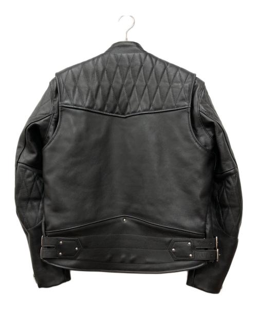 VANSON（バンソン）VANSON (バンソン) 別注TYPE Chopper  ライダースジャケット ブラック サイズ:Lの古着・服飾アイテム