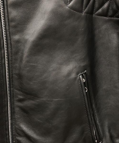 VANSON（バンソン）VANSON (バンソン) 別注TYPE Chopper  ライダースジャケット ブラック サイズ:Lの古着・服飾アイテム