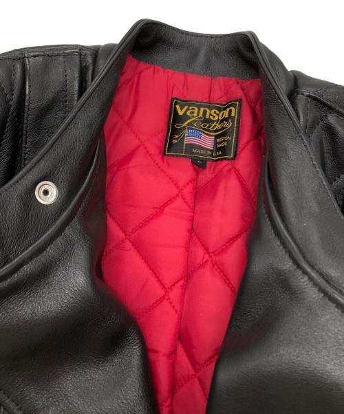 VANSON（バンソン）VANSON (バンソン) 別注TYPE Chopper  ライダースジャケット ブラック サイズ:Lの古着・服飾アイテム