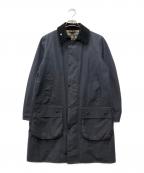 Barbourバブアー）の古着「WAXED COTTON SL BORDER」｜ブラック