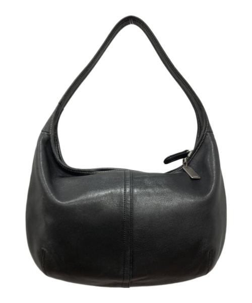COACH（コーチ）COACH (コーチ) ホーボーレザーバッグ ブラックの古着・服飾アイテム