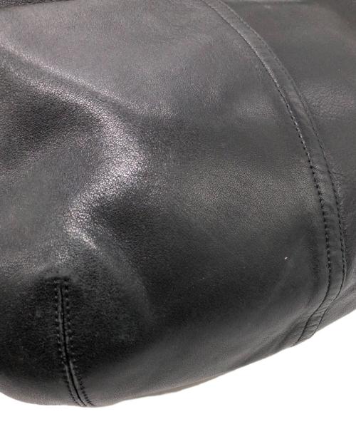 COACH（コーチ）COACH (コーチ) ホーボーレザーバッグ ブラックの古着・服飾アイテム