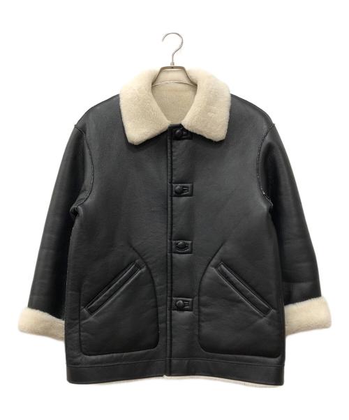 BEAUTY&YOUTH（ビューティーアンドユース）BEAUTY&YOUTH (ビューティーアンドユース) エコレザーリバーシブルジャケット ブラック サイズ:下記参照の古着・服飾アイテム