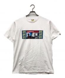 A BATHING APE（アベイシングエイプ）の古着「21st Ape Century Tee」｜ホワイト