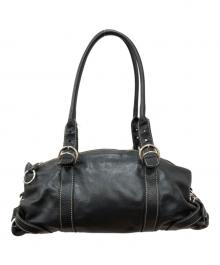 PRADA（プラダ）の古着「ミニボストンバッグ」｜ブラック