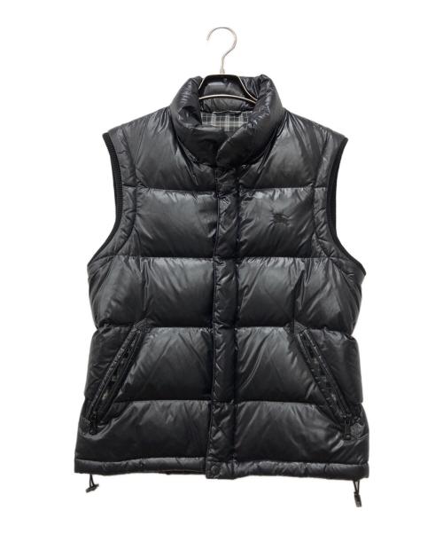 BURBERRY BLACK LABEL（バーバリーブラックレーベル）BURBERRY BLACK LABEL (バーバリーブラックレーベル) ダウンベスト ブラック サイズ:Mの古着・服飾アイテム