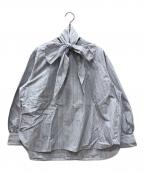 45Rフォーティファイブ・アール）の古着「180番三子のリボンブラウス」｜ネイビー