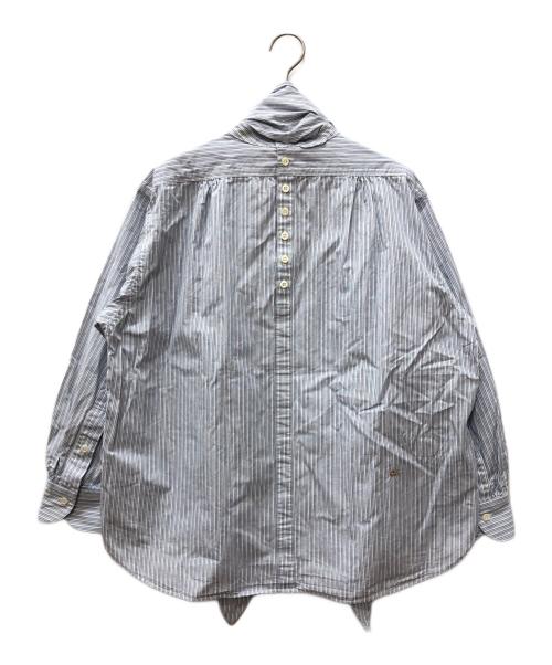 45R（フォーティファイブ・アール）45R (フォーティファイブ・アール) 180番三子のリボンブラウス ネイビー サイズ:下記参照の古着・服飾アイテム