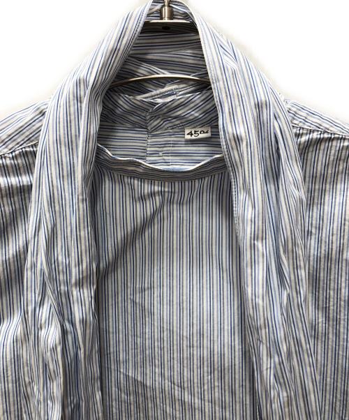 45R（フォーティファイブ・アール）45R (フォーティファイブ・アール) 180番三子のリボンブラウス ネイビー サイズ:下記参照の古着・服飾アイテム