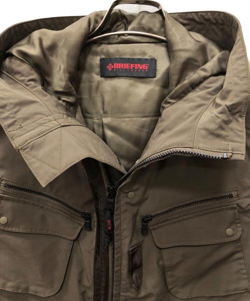 BRIEFING（ブリーフィング）BRIEFING (ブリーフィング) マウンテンパーカー オリーブ サイズ:Ｍの古着・服飾アイテム