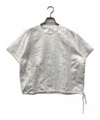 45Rフォーティファイブ・アール）の古着「インドカディdeTシャツ」｜ホワイト