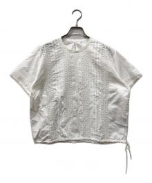 45R（フォーティファイブ・アール）の古着「インドカディdeTシャツ」｜ホワイト