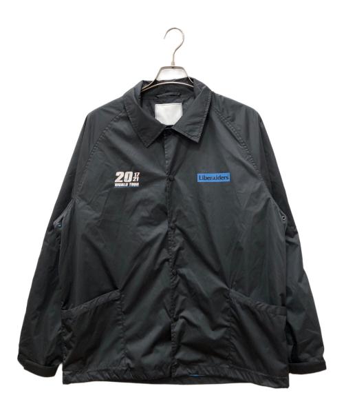 Liberaiders（リベレイダース）Liberaiders (リベレイダース) クルーナイロンコーチジャケット ブラック サイズ:XLの古着・服飾アイテム