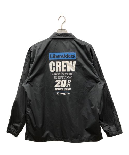 Liberaiders（リベレイダース）Liberaiders (リベレイダース) クルーナイロンコーチジャケット ブラック サイズ:XLの古着・服飾アイテム