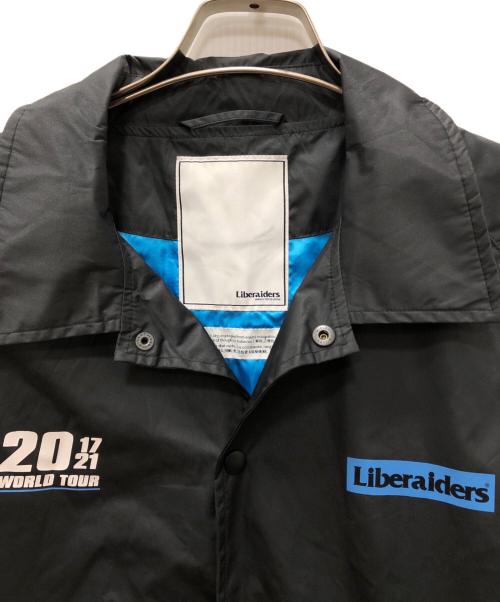 Liberaiders（リベレイダース）Liberaiders (リベレイダース) クルーナイロンコーチジャケット ブラック サイズ:XLの古着・服飾アイテム