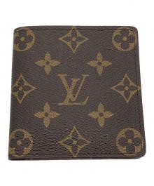 LOUIS VUITTON（ルイ ヴィトン）の古着「2つ折り財布」｜ブラウン