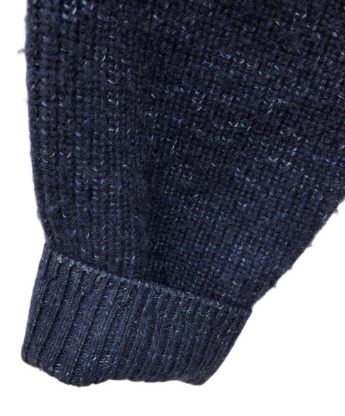 THE SHINZONE（ザ シンゾーン）THE SHINZONE (ザ シンゾーン) ELBOW PATCH KNIT PULLOVER ネイビー サイズ:FREEの古着・服飾アイテム