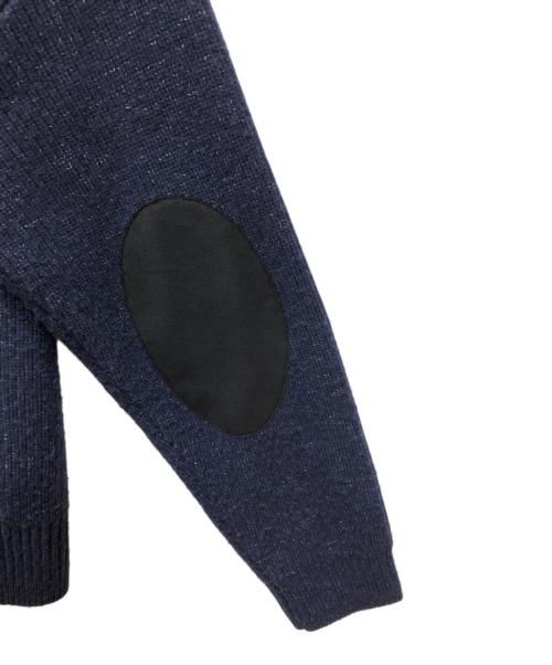 THE SHINZONE（ザ シンゾーン）THE SHINZONE (ザ シンゾーン) ELBOW PATCH KNIT PULLOVER ネイビー サイズ:FREEの古着・服飾アイテム