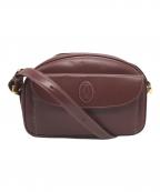 Cartierカルティエ）の古着「ショルダーバッグ」｜レッド