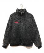 SUPREME×SPYDERシュプリーム×スパイダー）の古着「Web Polar Fleece Jacket」｜グレー