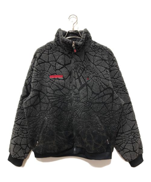 SUPREME（シュプリーム）Supreme (シュプリーム) SPYDER (スパイダー) Web Polar Fleece Jacket グレー サイズ:XLの古着・服飾アイテム